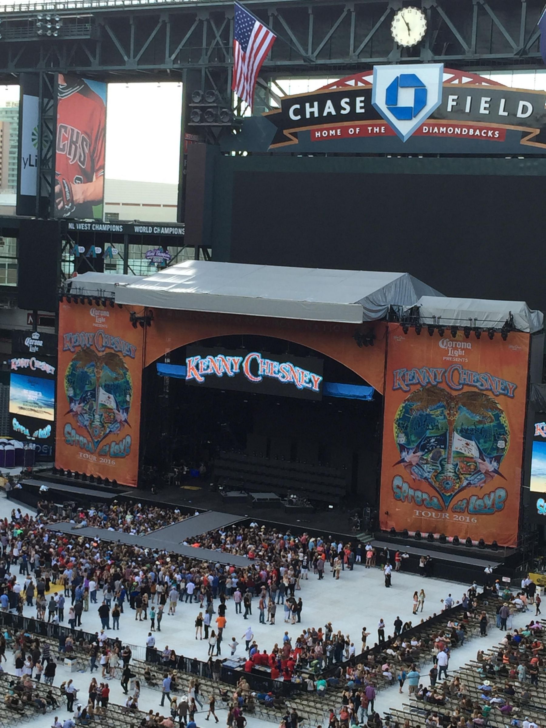 section 308, row 11 seat view  for concert - chase field