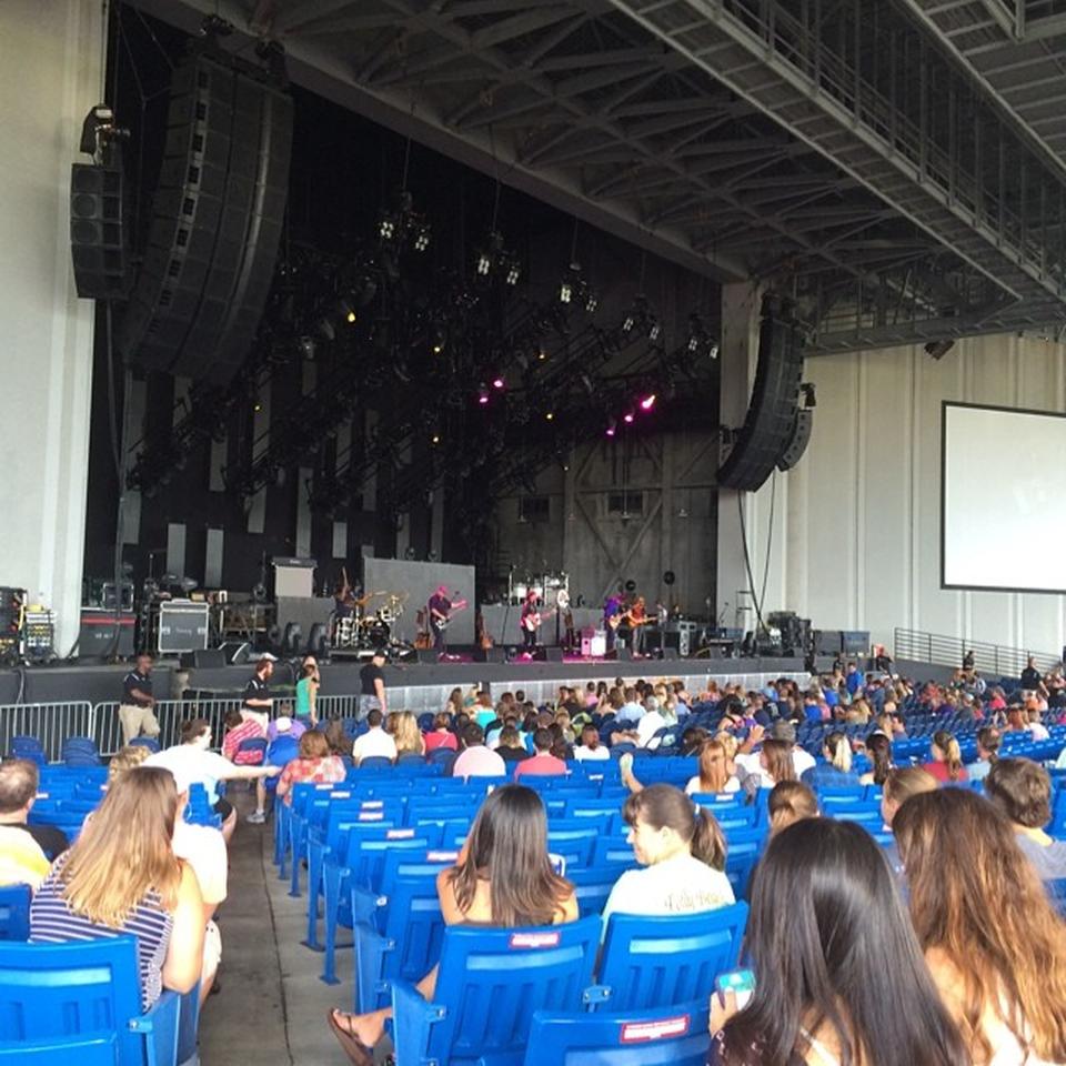 section 3, row t seat view  - pnc music pavilion