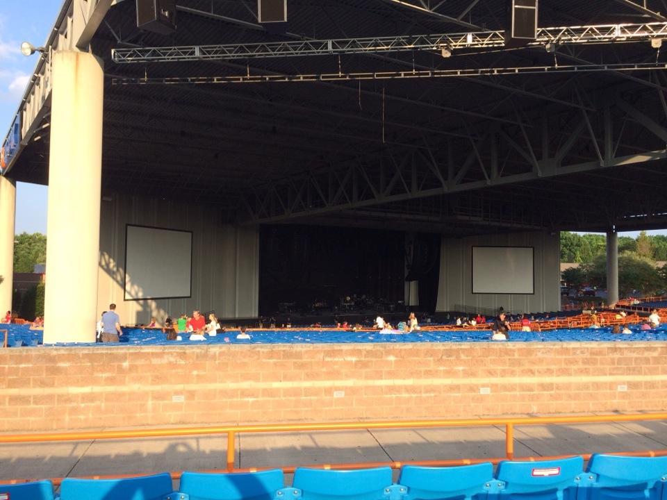 section 14, row c seat view  - pnc music pavilion