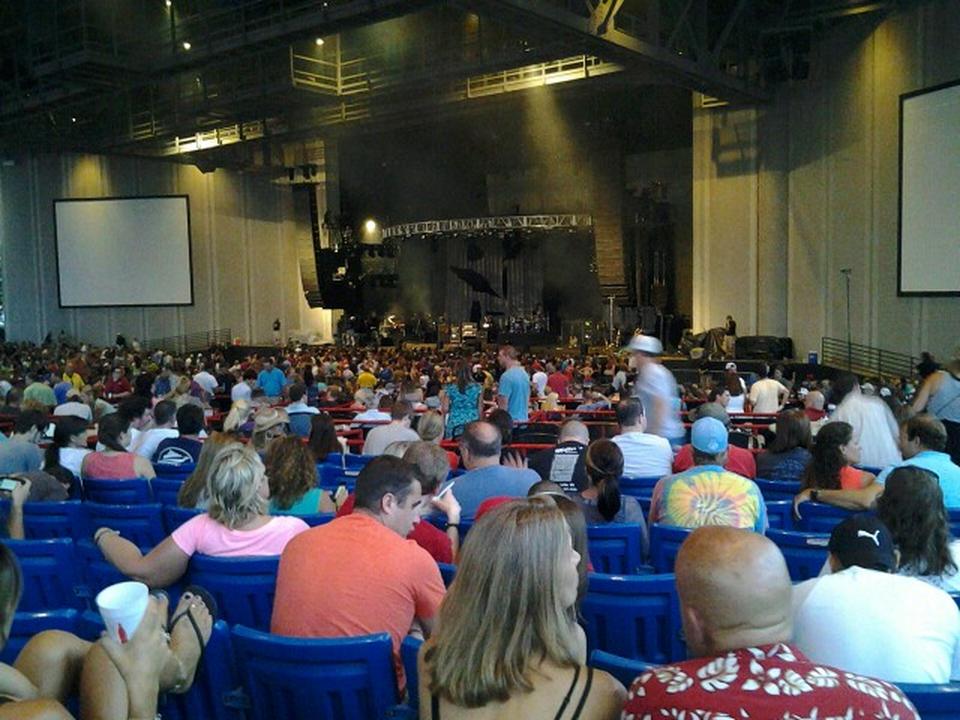 section 4 seat view  - pnc music pavilion