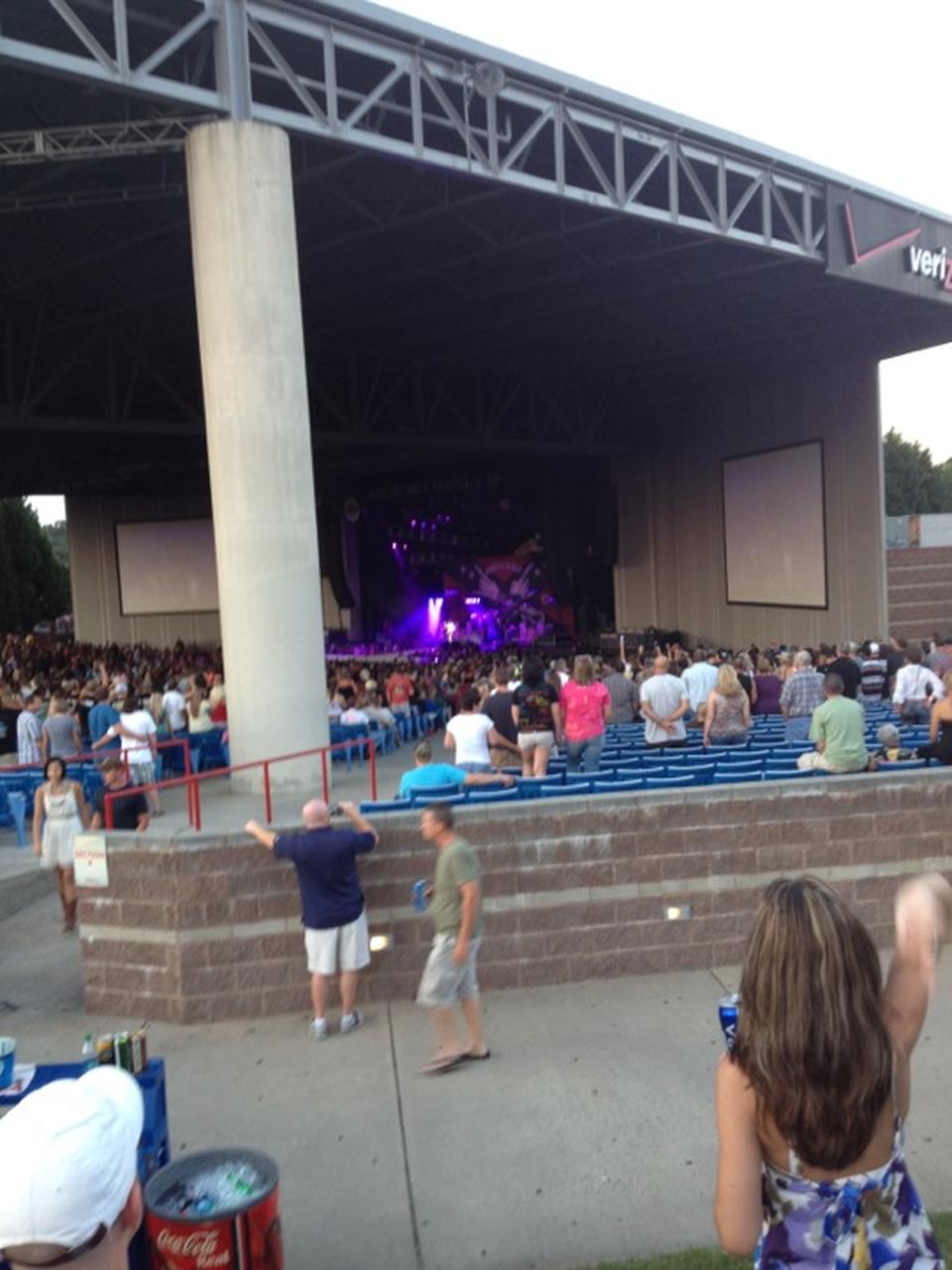 section 10 seat view  - pnc music pavilion