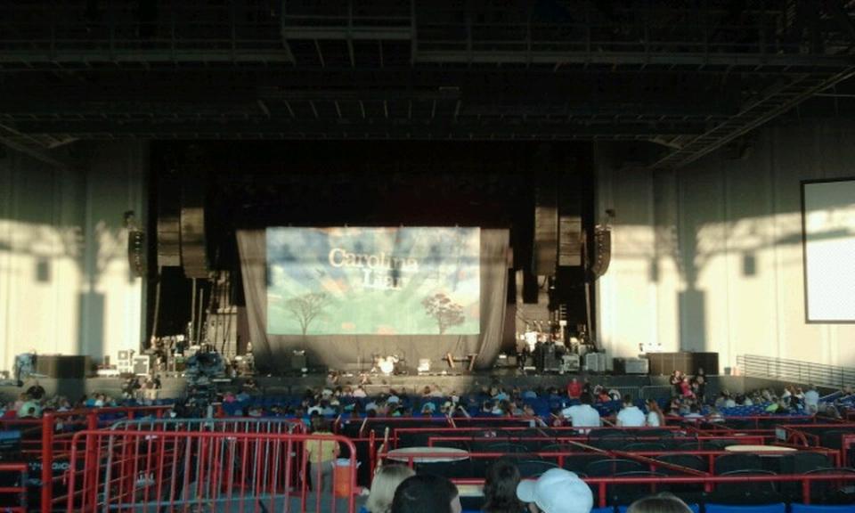 section 6 seat view  - pnc music pavilion