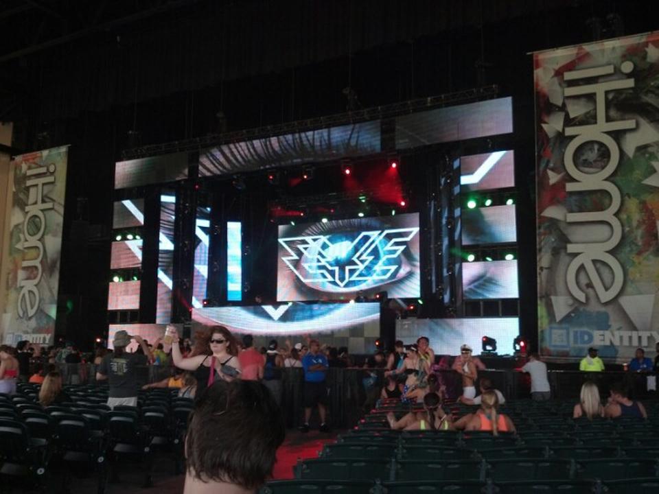 section 101, row m seat view  - lakewood amphitheatre