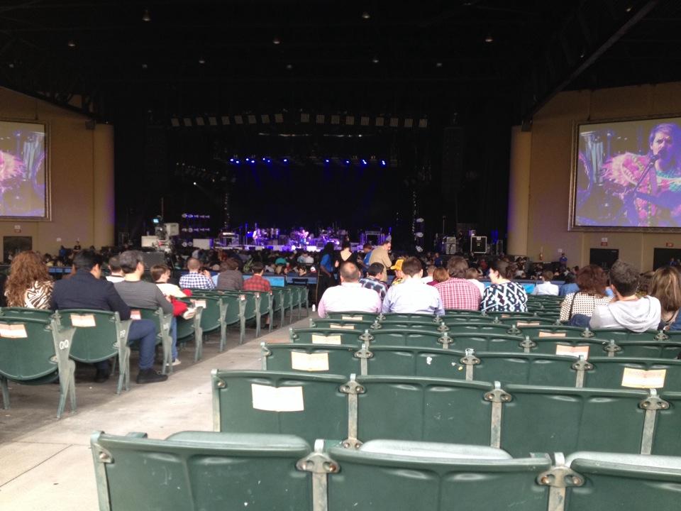 section 203 seat view  - lakewood amphitheatre