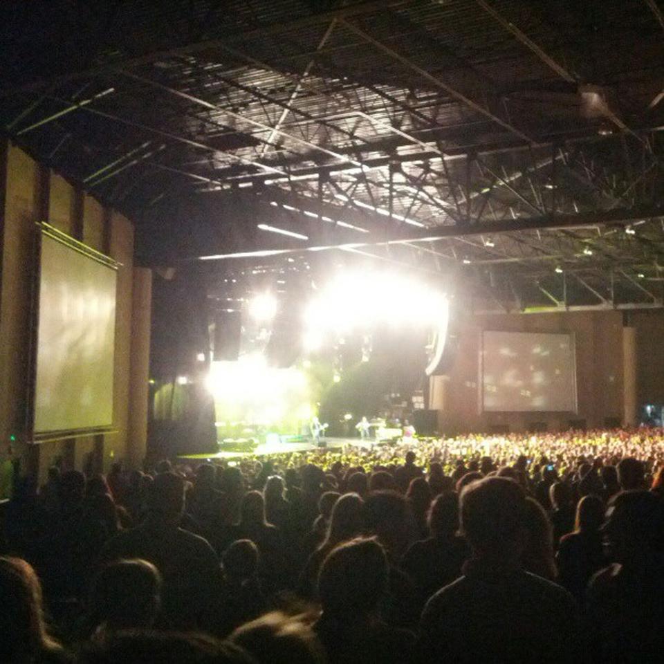 section 207 seat view  - lakewood amphitheatre