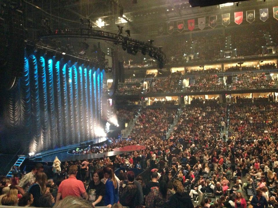 section 116 seat view  for concert - amalie arena