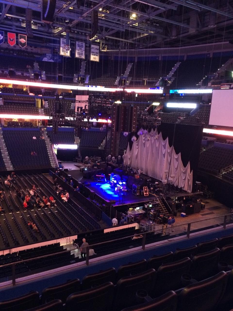 Amalie Arena Seating View Concert Elcho Table