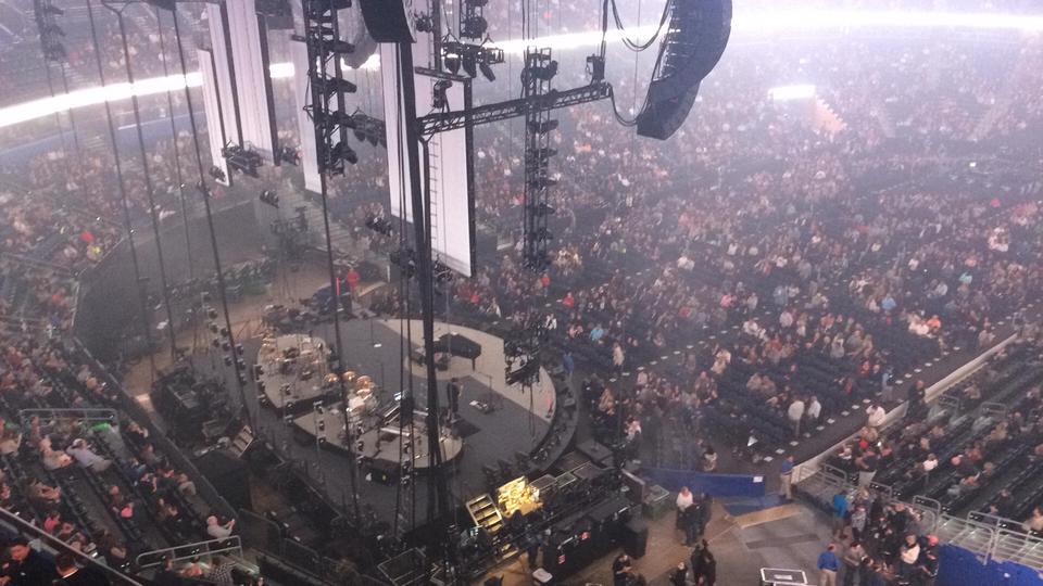 section 321 seat view  for concert - benchmark international arena
