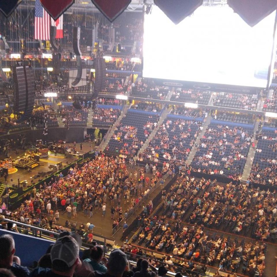 section 315 seat view  for concert - amalie arena