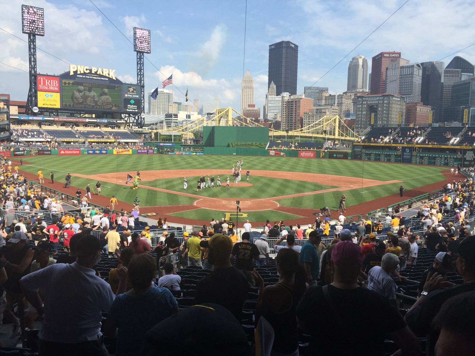 section 116, row z seat view  for baseball - pnc park
