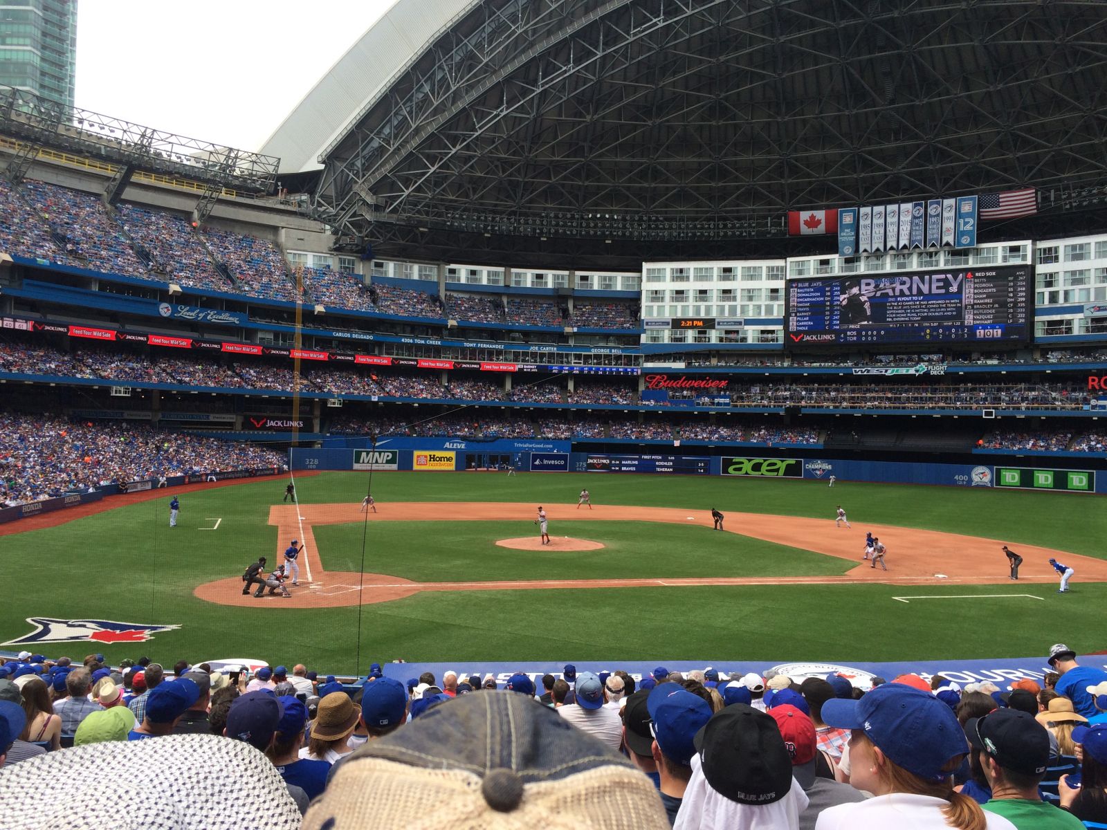 section 119, row 26 seat view  for baseball - rogers centre