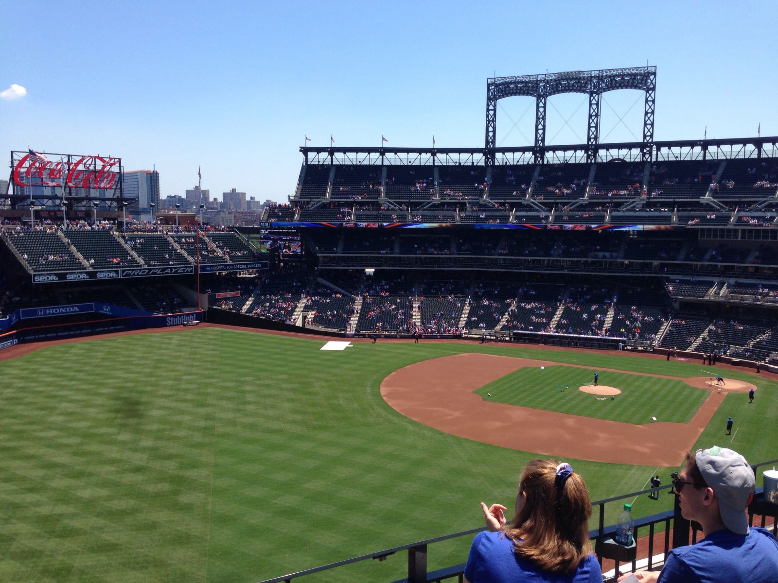 section 429, row 3 seat view  for baseball - citi field