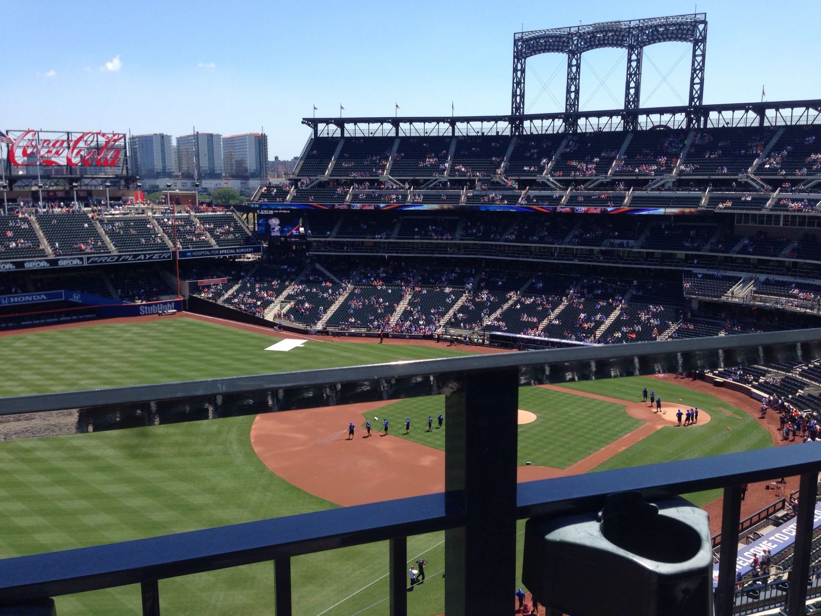 section 526, row 1 seat view  for baseball - citi field