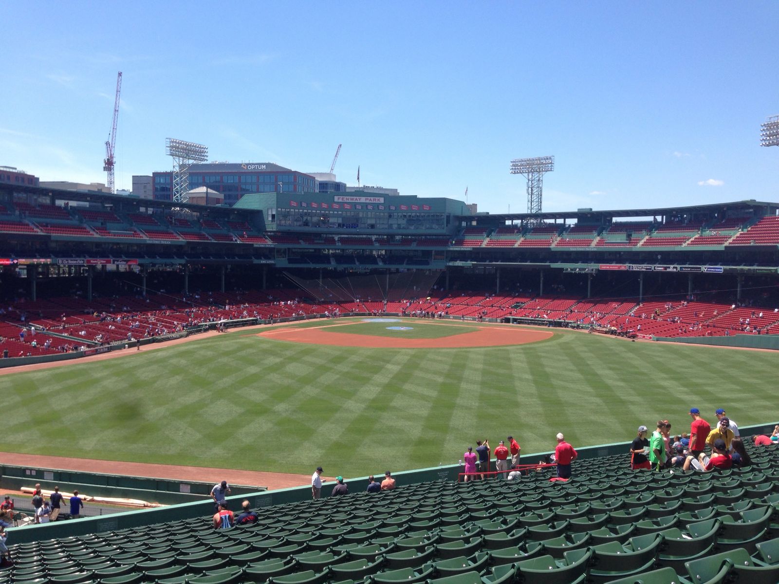 bleachers 37, row 31 seat view  for baseball - fenway park