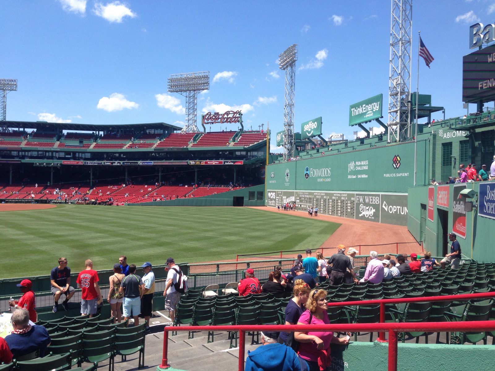 Close to the Red Sox Bullpen! Fenway Park Bleachers 41 Review