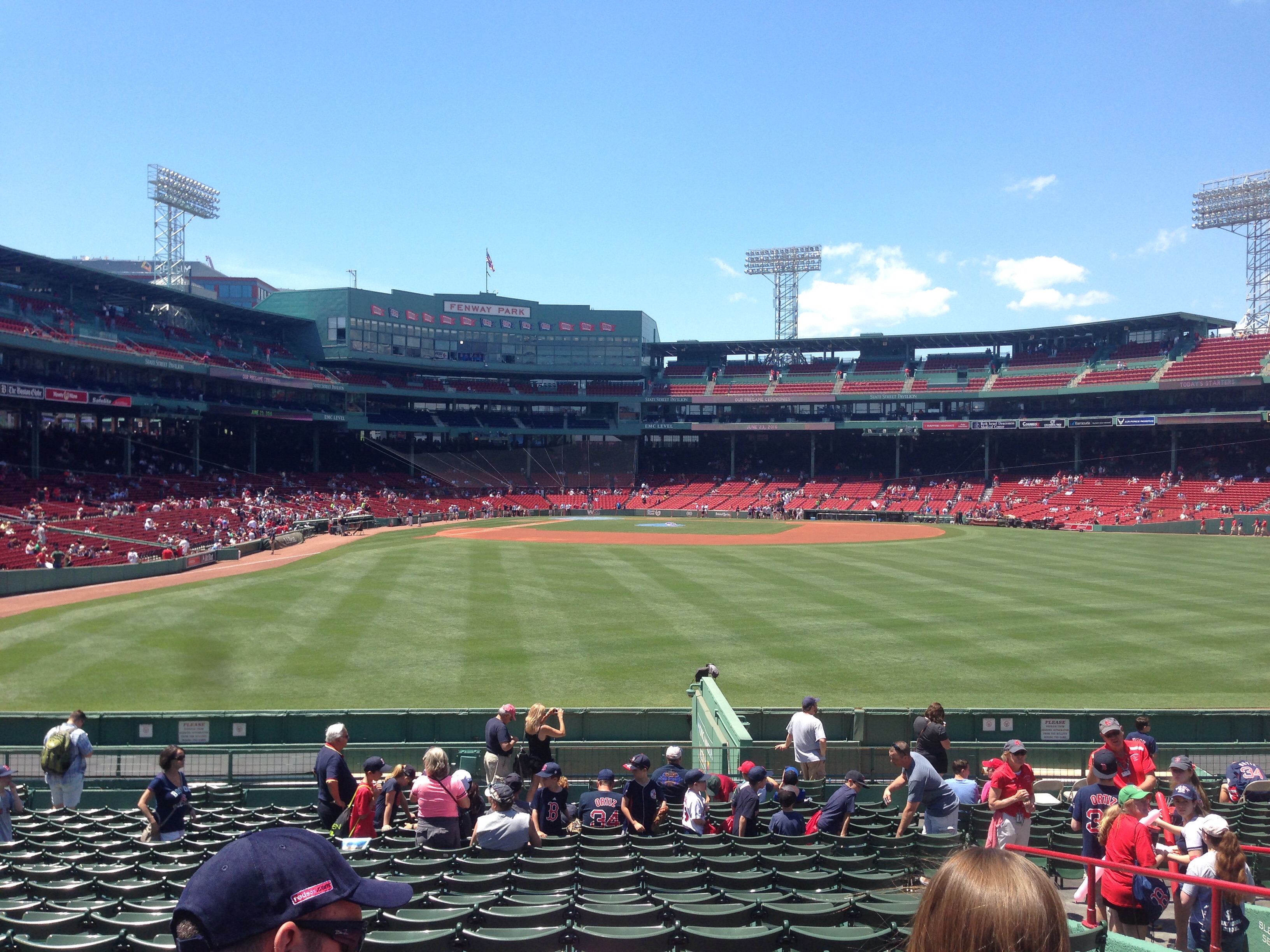 Fenway Park Bleacher Seating Chart