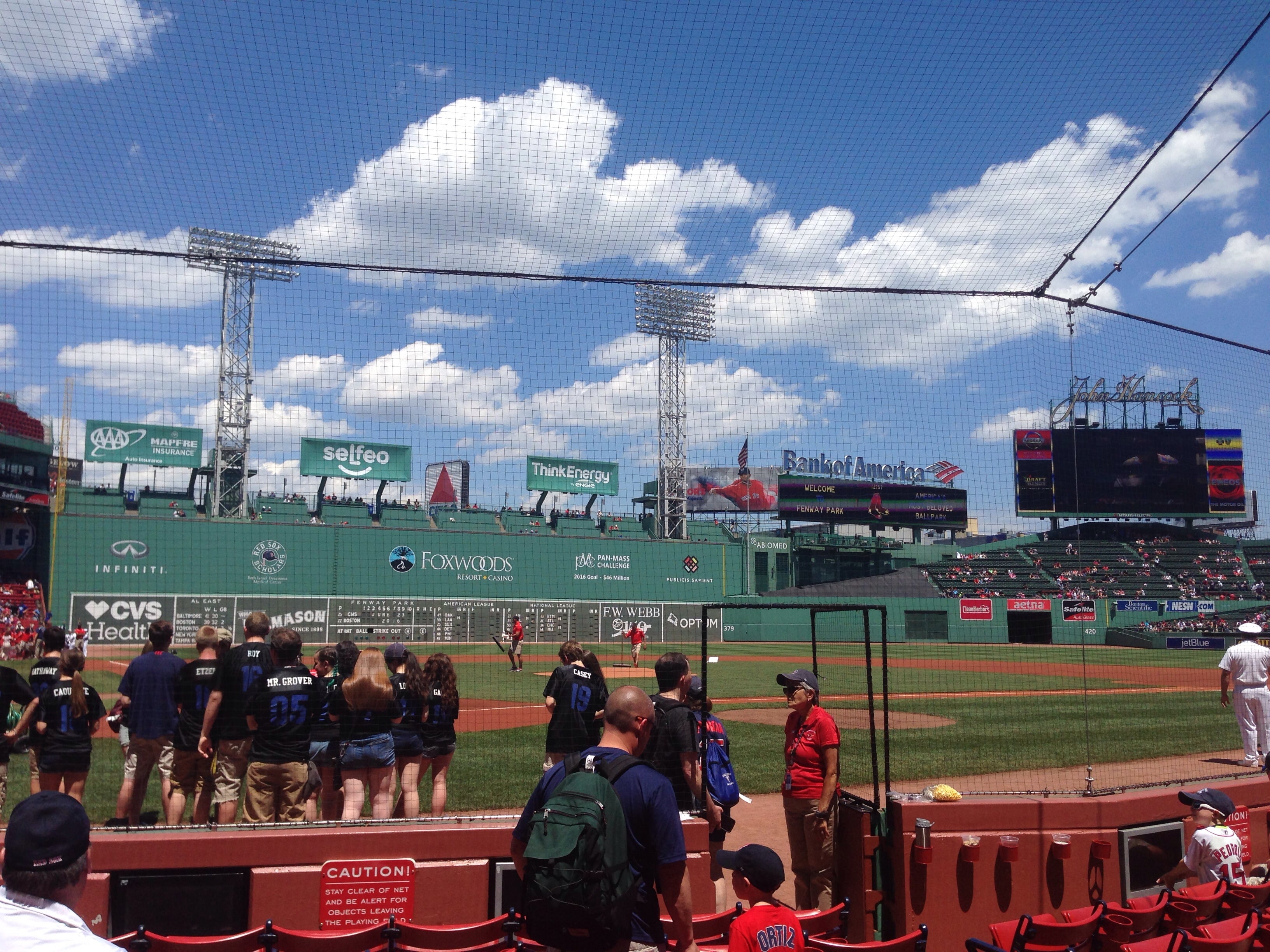 field box 40, row e seat view  for baseball - fenway park