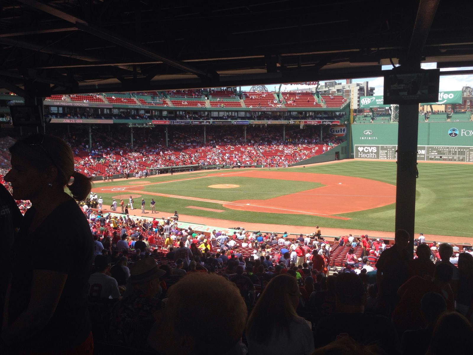 Grandstand 12 at Fenway Park