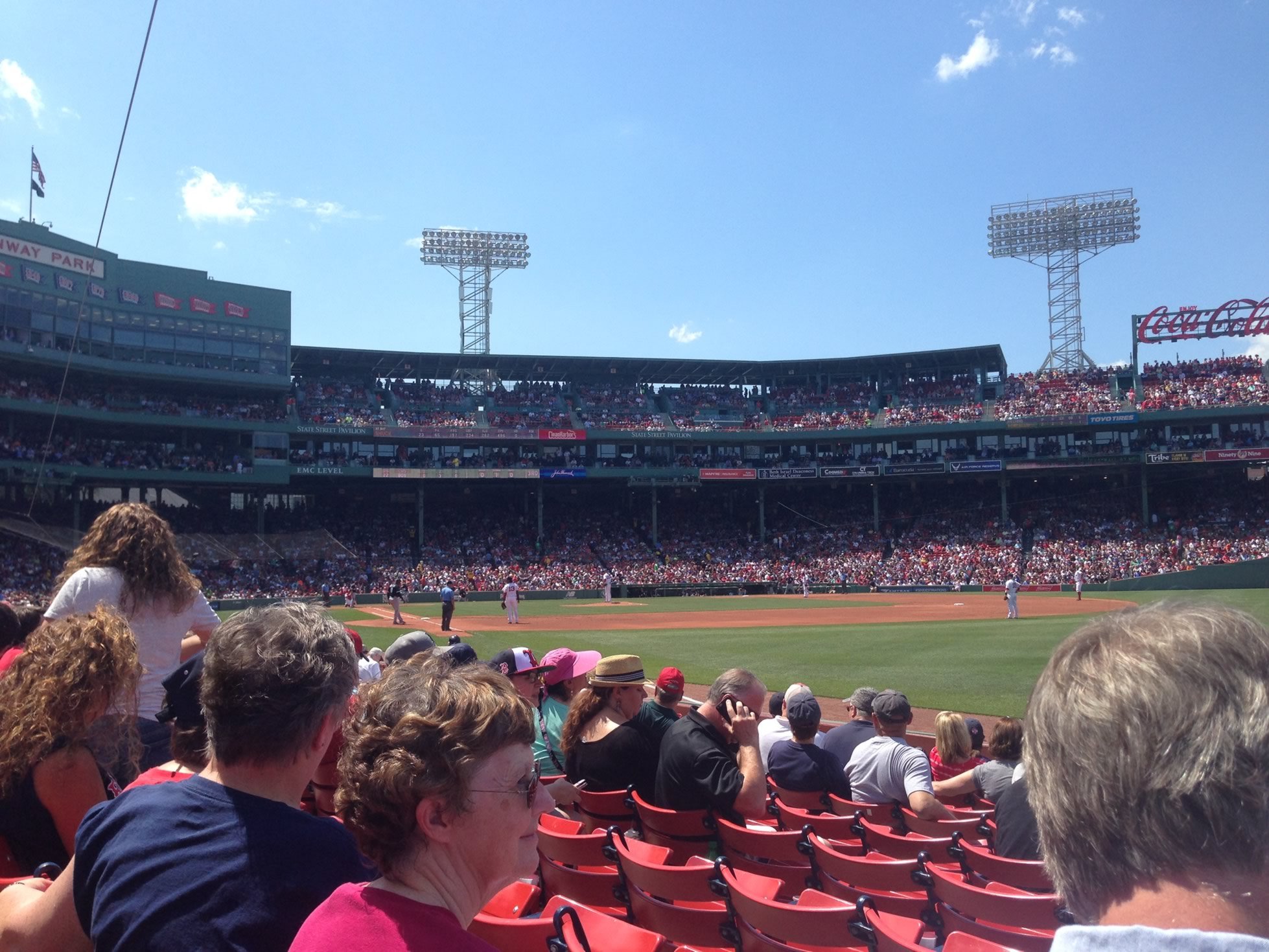 field box 7, row h seat view  for baseball - fenway park