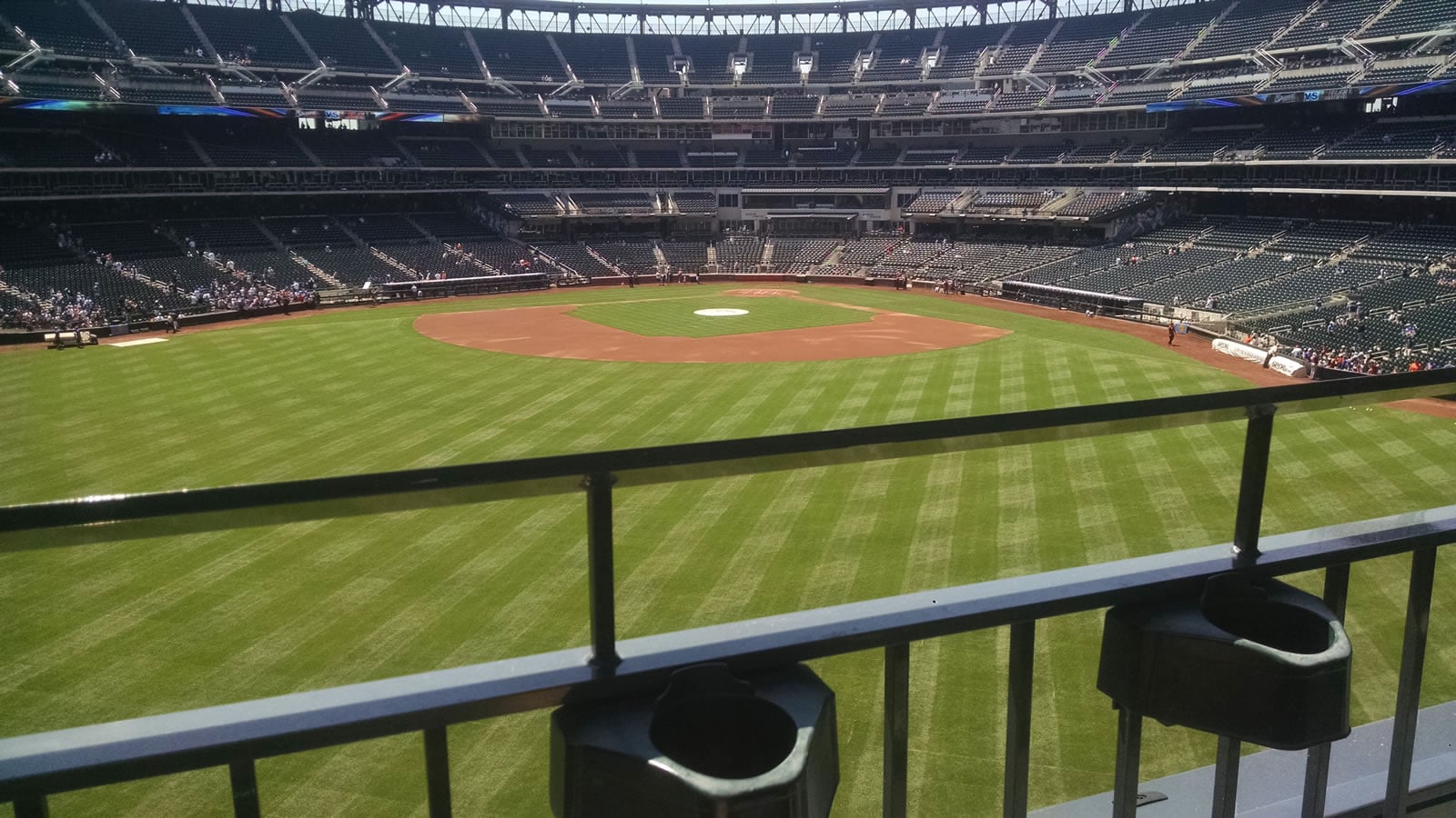 section 338, row 1 seat view  for baseball - citi field