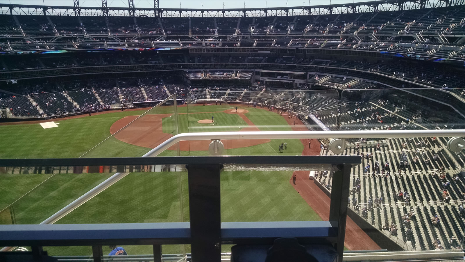 section 534, row 1 seat view  for baseball - citi field