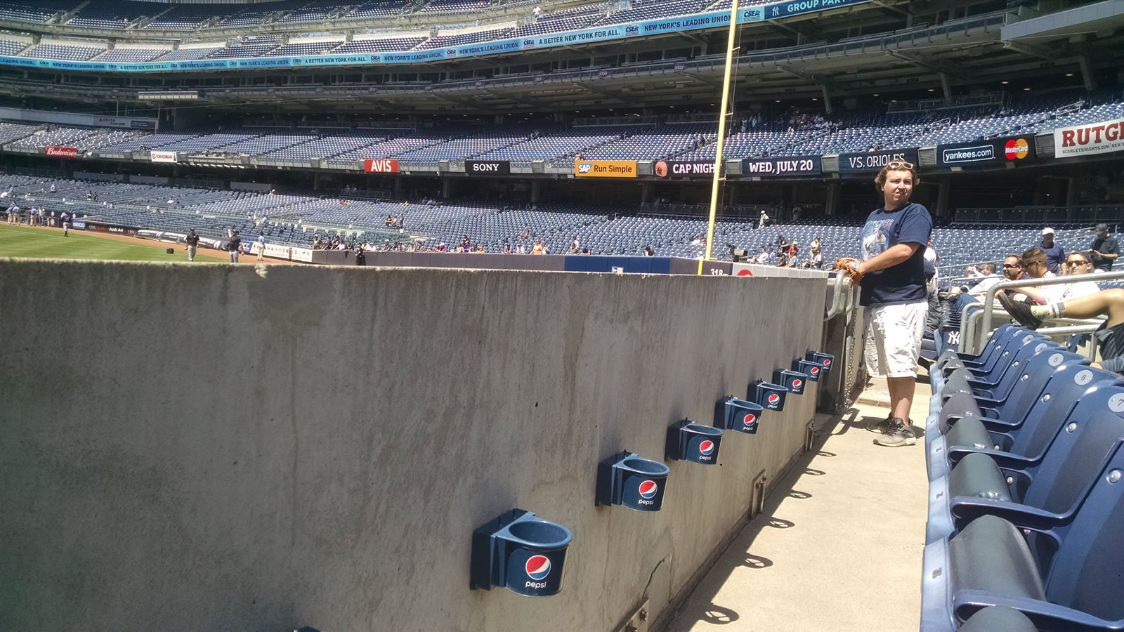 Section 136 at Yankee Stadium 