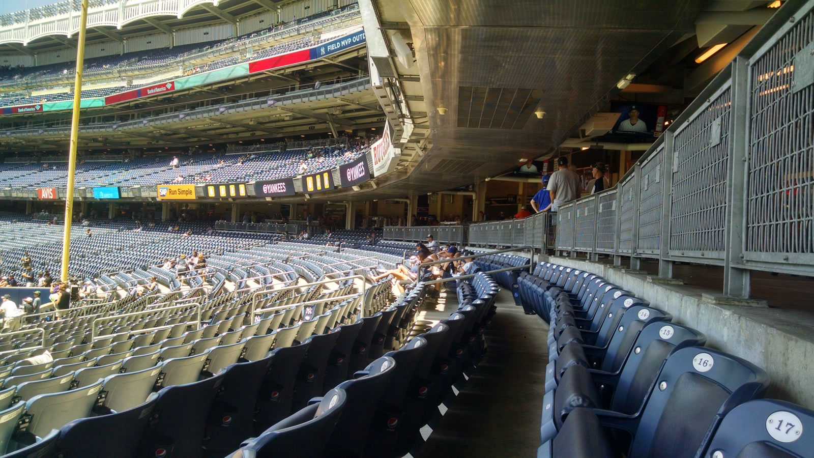 Section 134 at Yankee Stadium