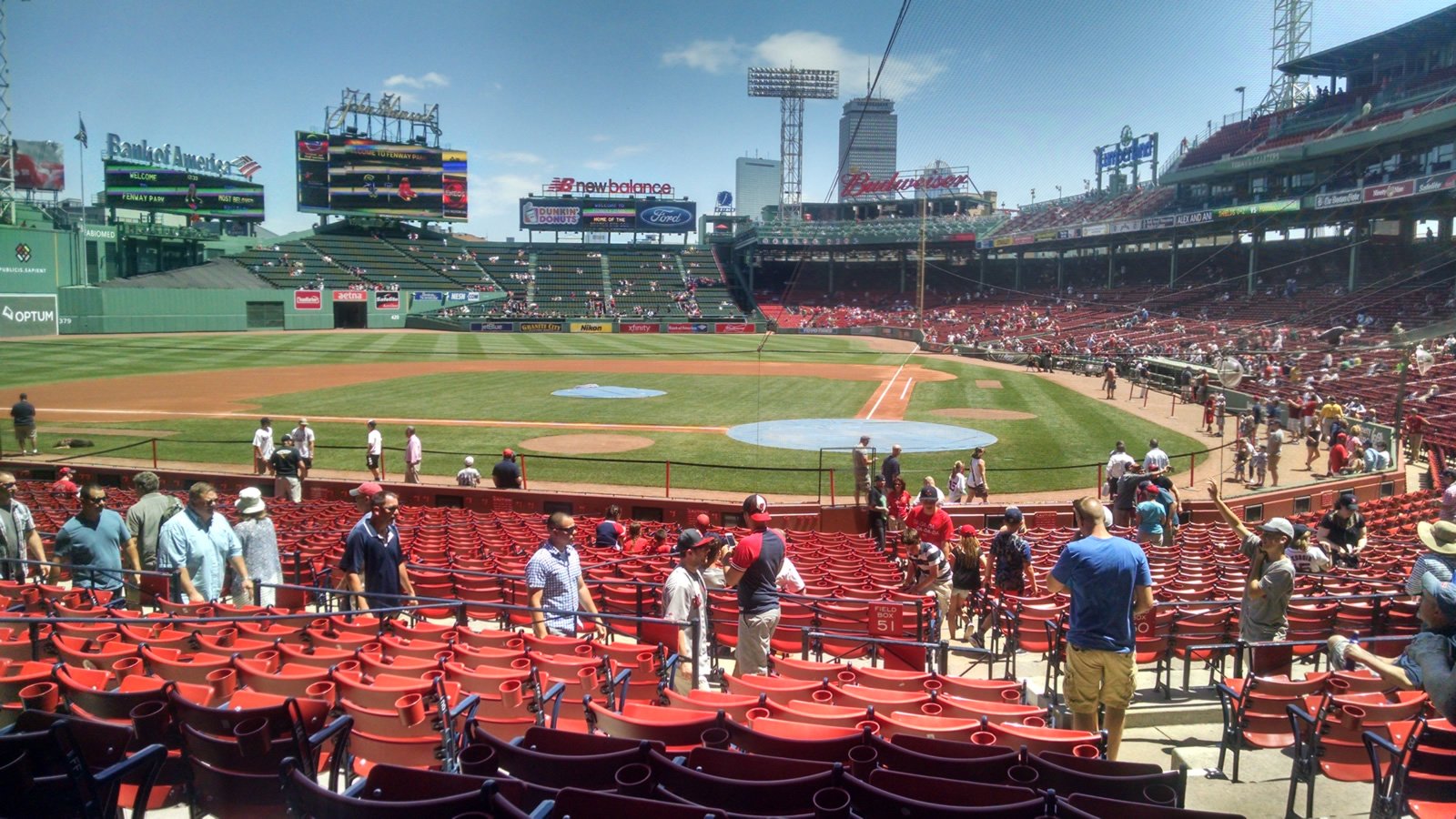 loge box 137, row jj seat view  for baseball - fenway park