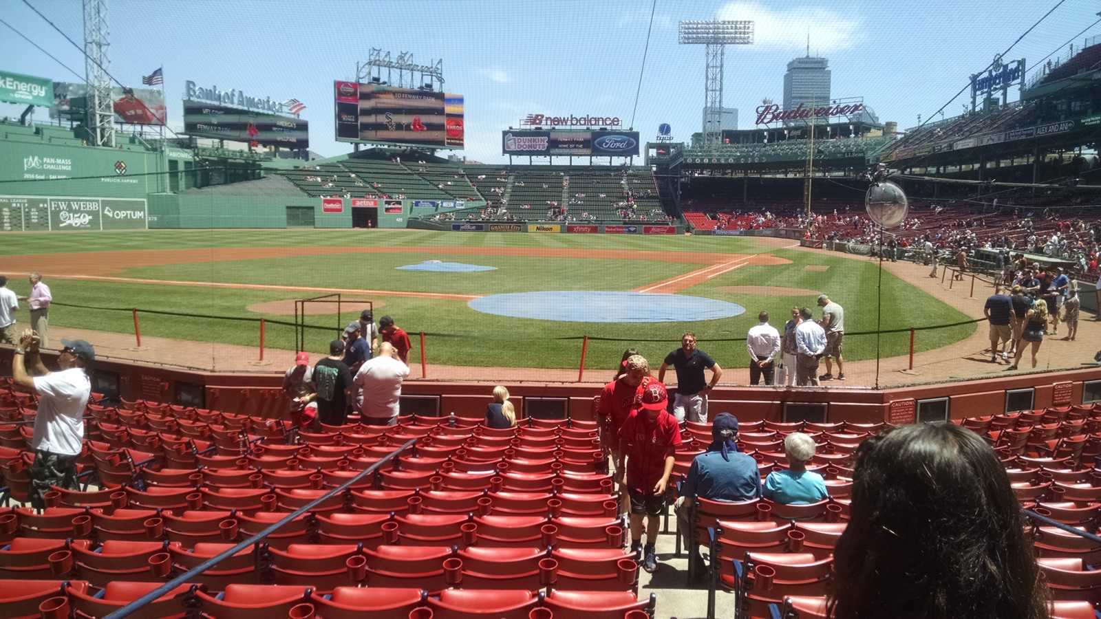 Field Box 49 at Fenway Park