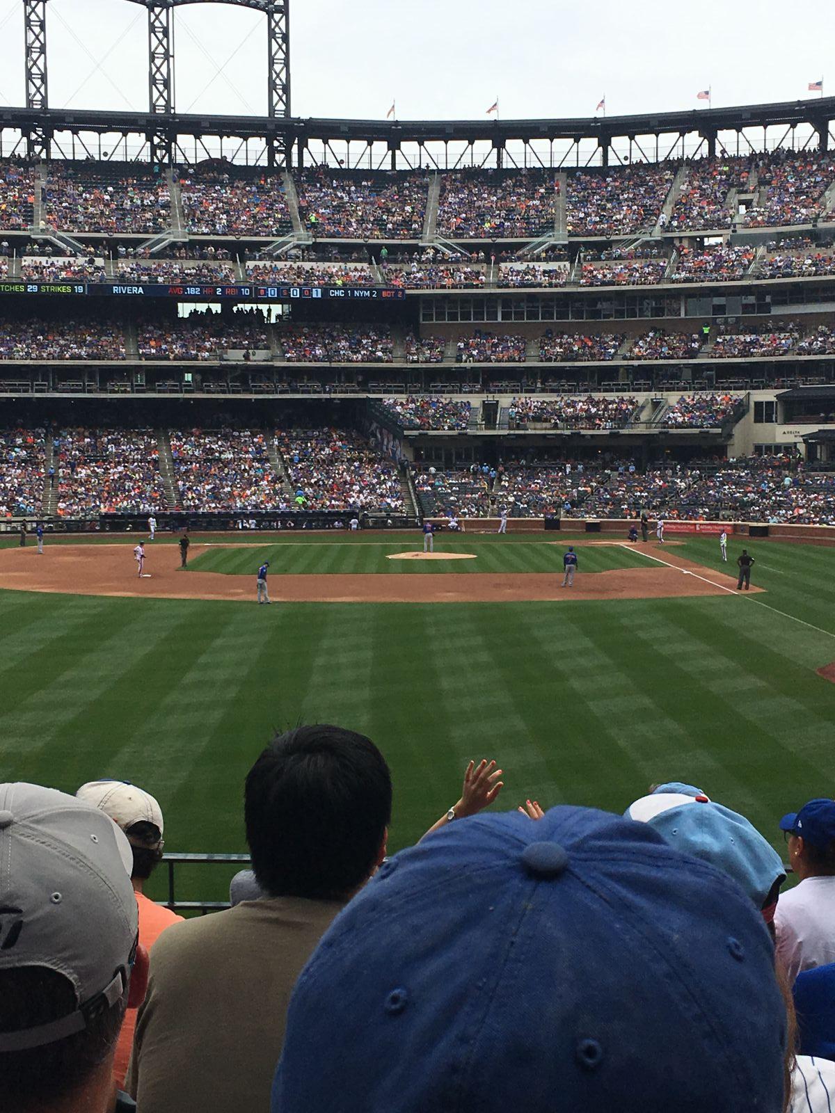 section 134, row 4 seat view  - citi field