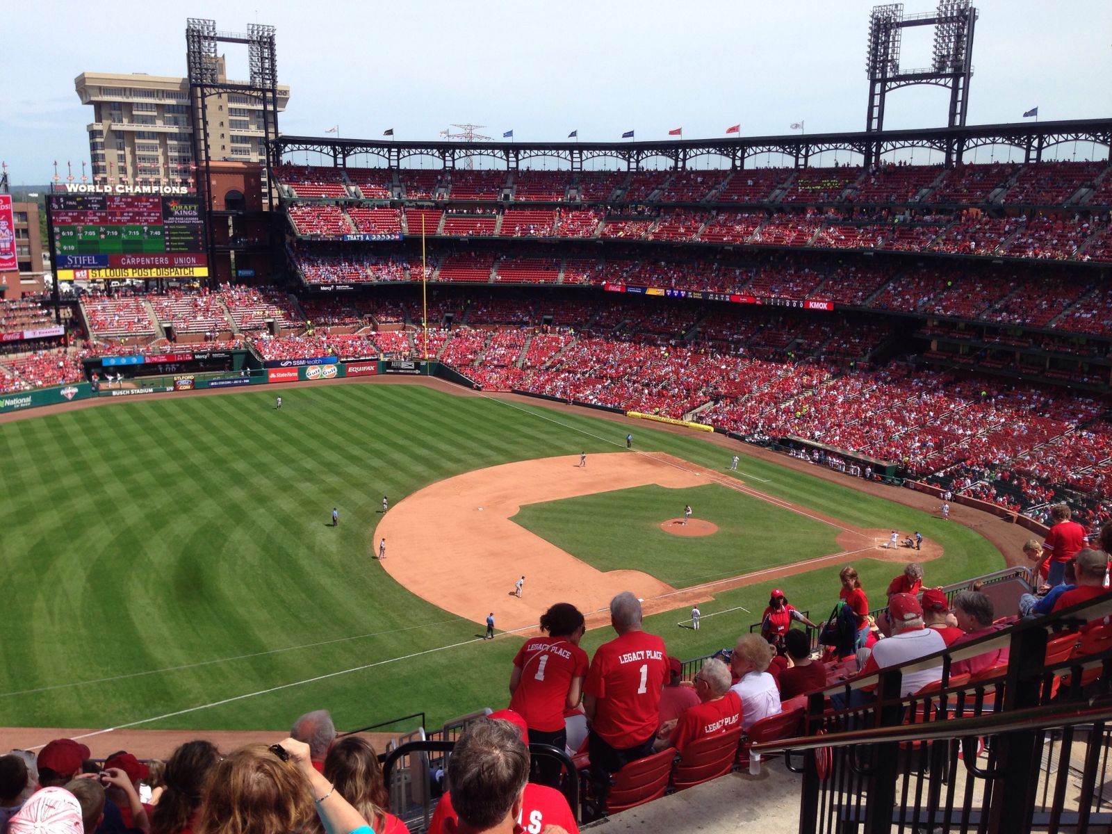 section 361, row 14 seat view  for baseball - busch stadium