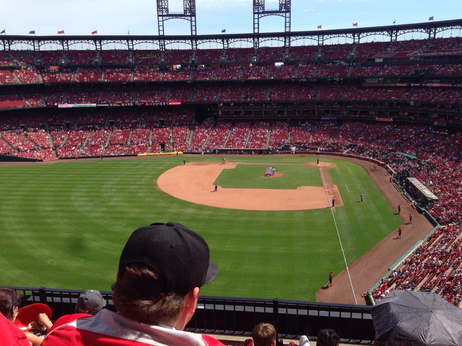 section 372, row 5 seat view  for baseball - busch stadium