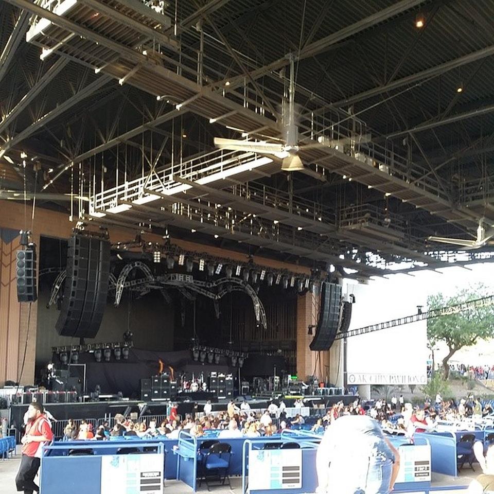 section 204, row aa seat view  - talking stick resort amphitheatre