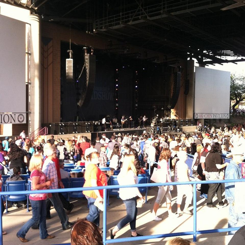 section 205, row cc seat view  - talking stick resort amphitheatre