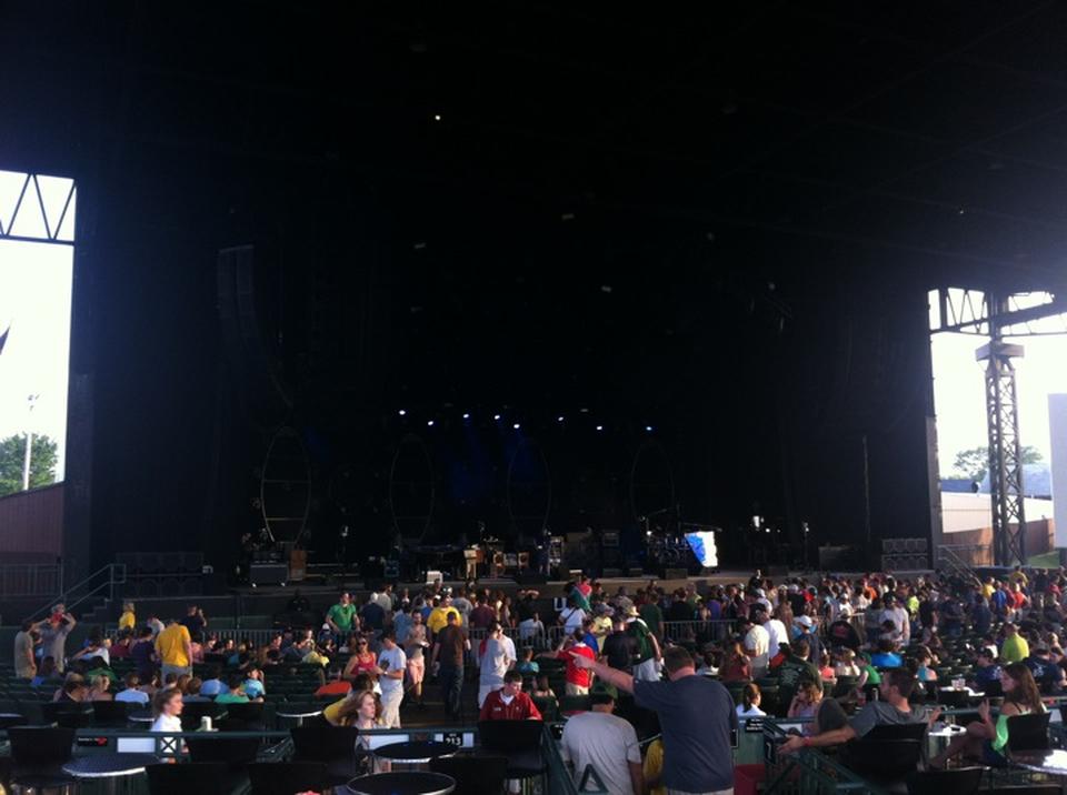 section 8 seat view  - the pavilion at star lake