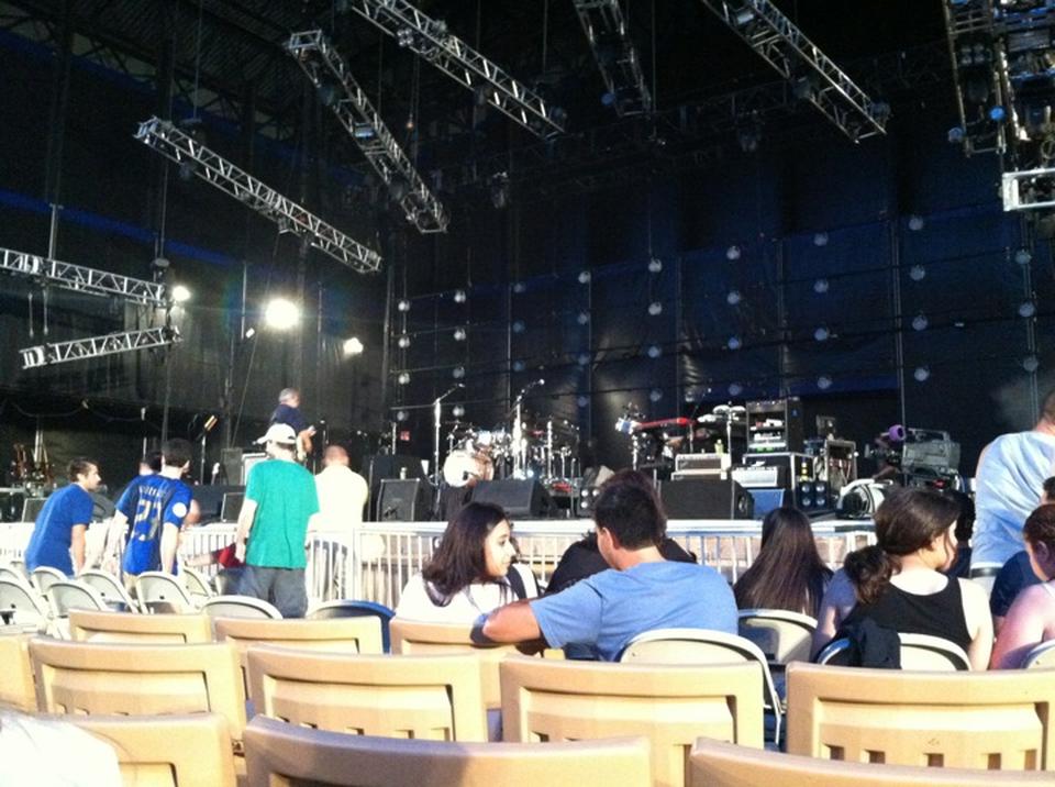 orchestra a, row h seat view  - jones beach theater