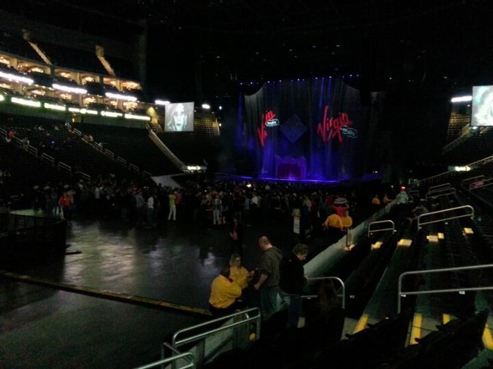 section 119, row 5 seat view  for concert - t-mobile center
