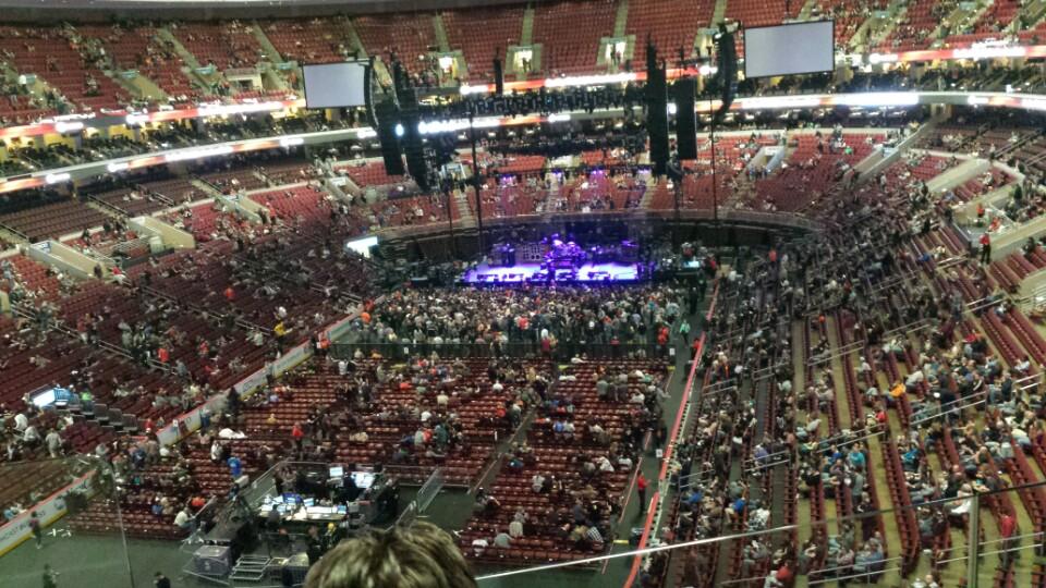 section 209, row 2 seat view  for concert - wells fargo center