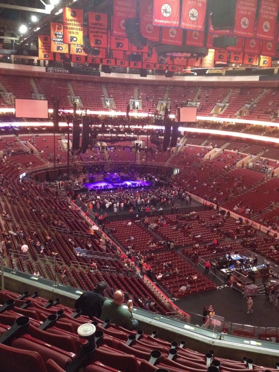wells fargo center section 205a concert seating rateyourseats com