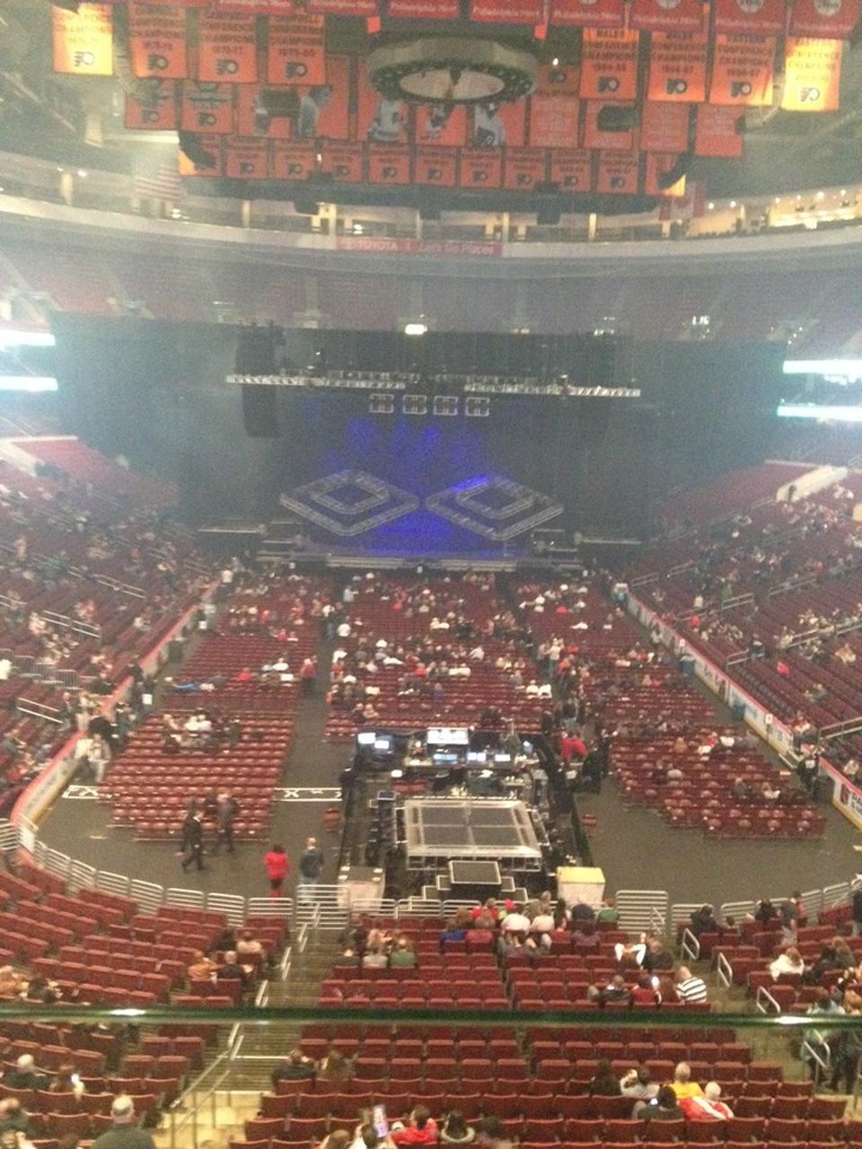 Wells Fargo Center Seating Chart Center Stage