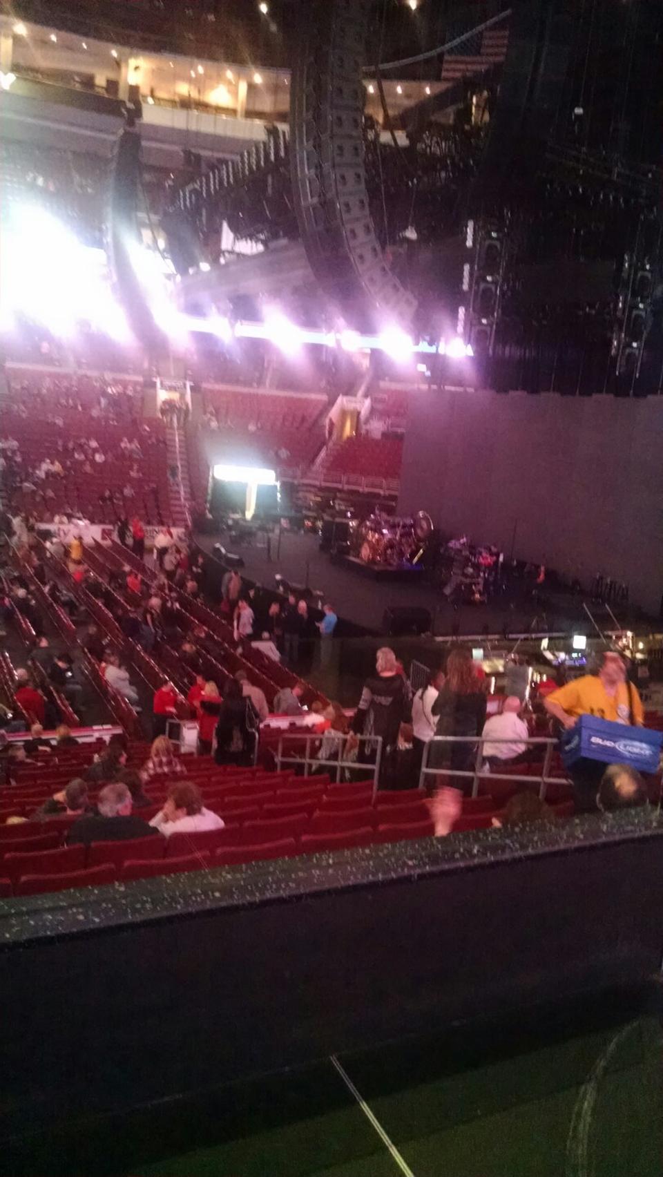 club 14 seat view  for concert - wells fargo center