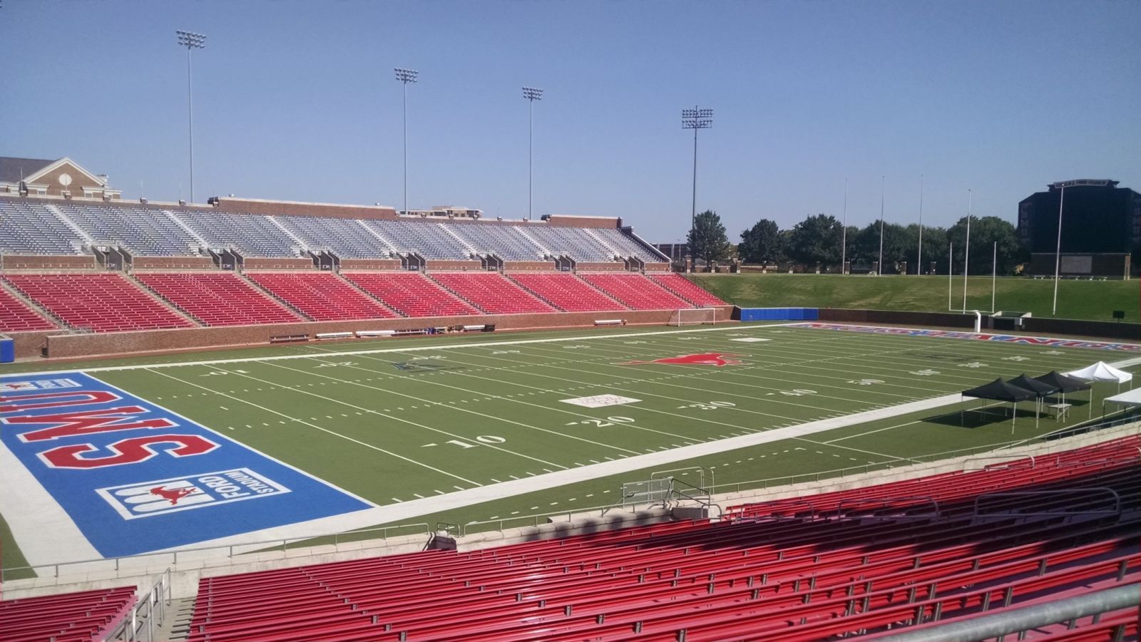 section 108, row 25 seat view  - gerald ford stadium