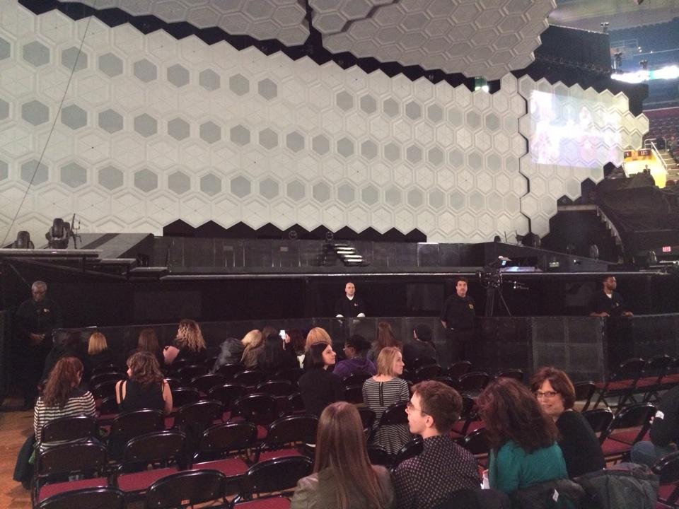 floor 1, row l seat view  for concert - rocket arena
