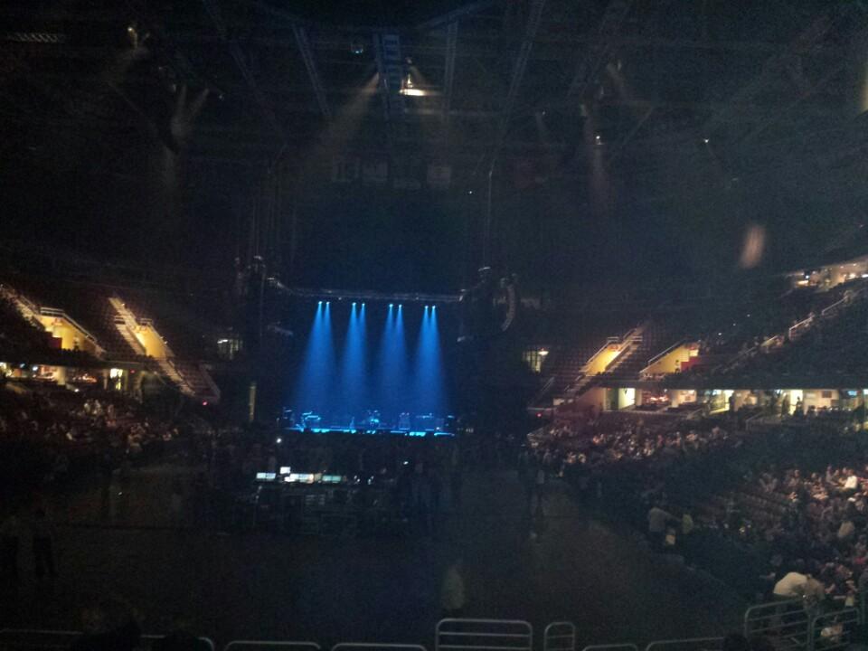 section 101, row 11 seat view  for concert - rocket arena