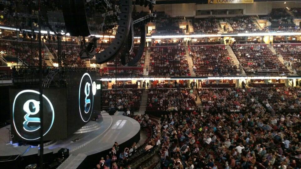 section c109 seat view  for concert - rocket arena