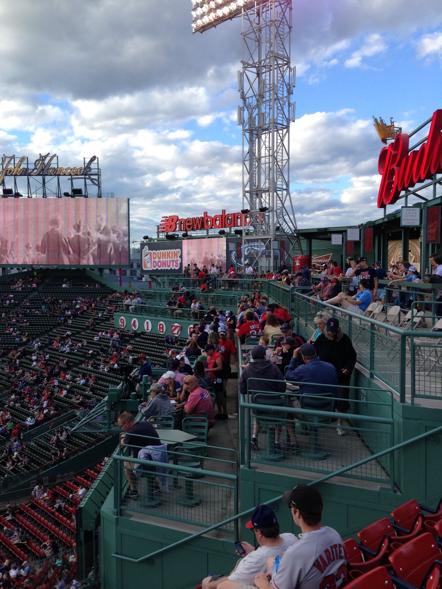 Budweiser Roof Deck Fenway Seating Chart