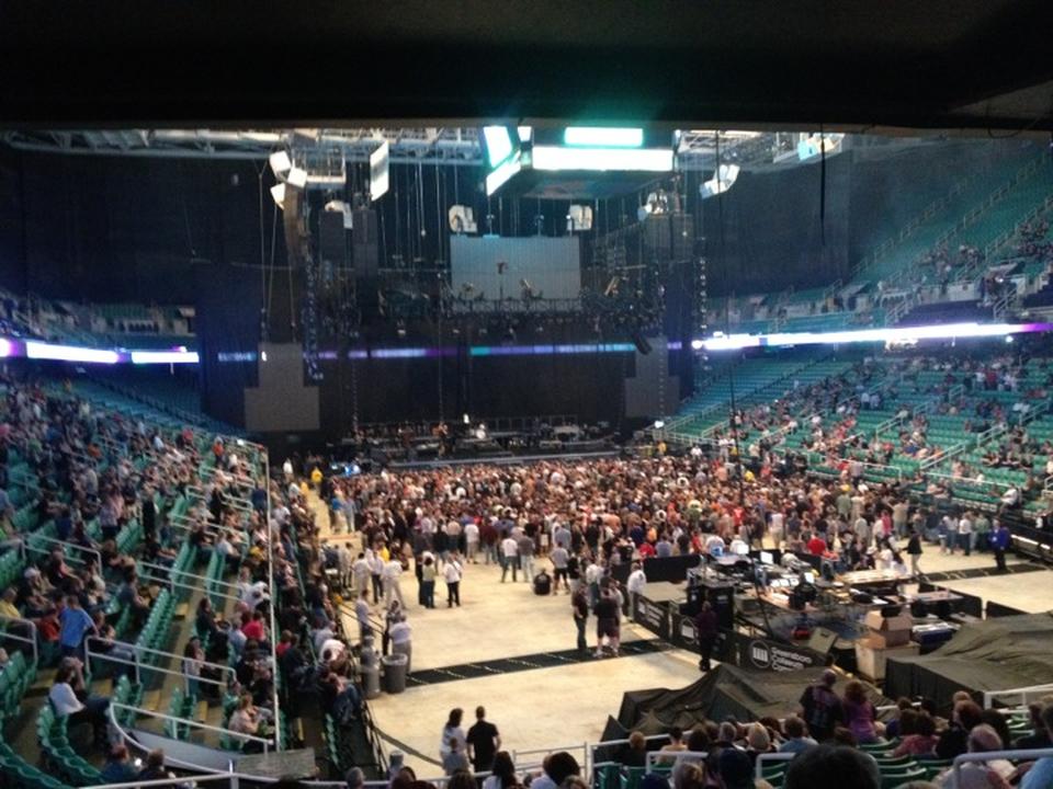 section 115, row qq seat view  for concert - greensboro coliseum
