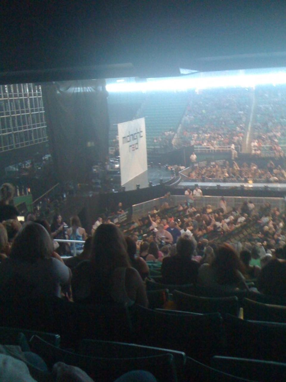 section 109, row ss seat view  for concert - first horizon coliseum
