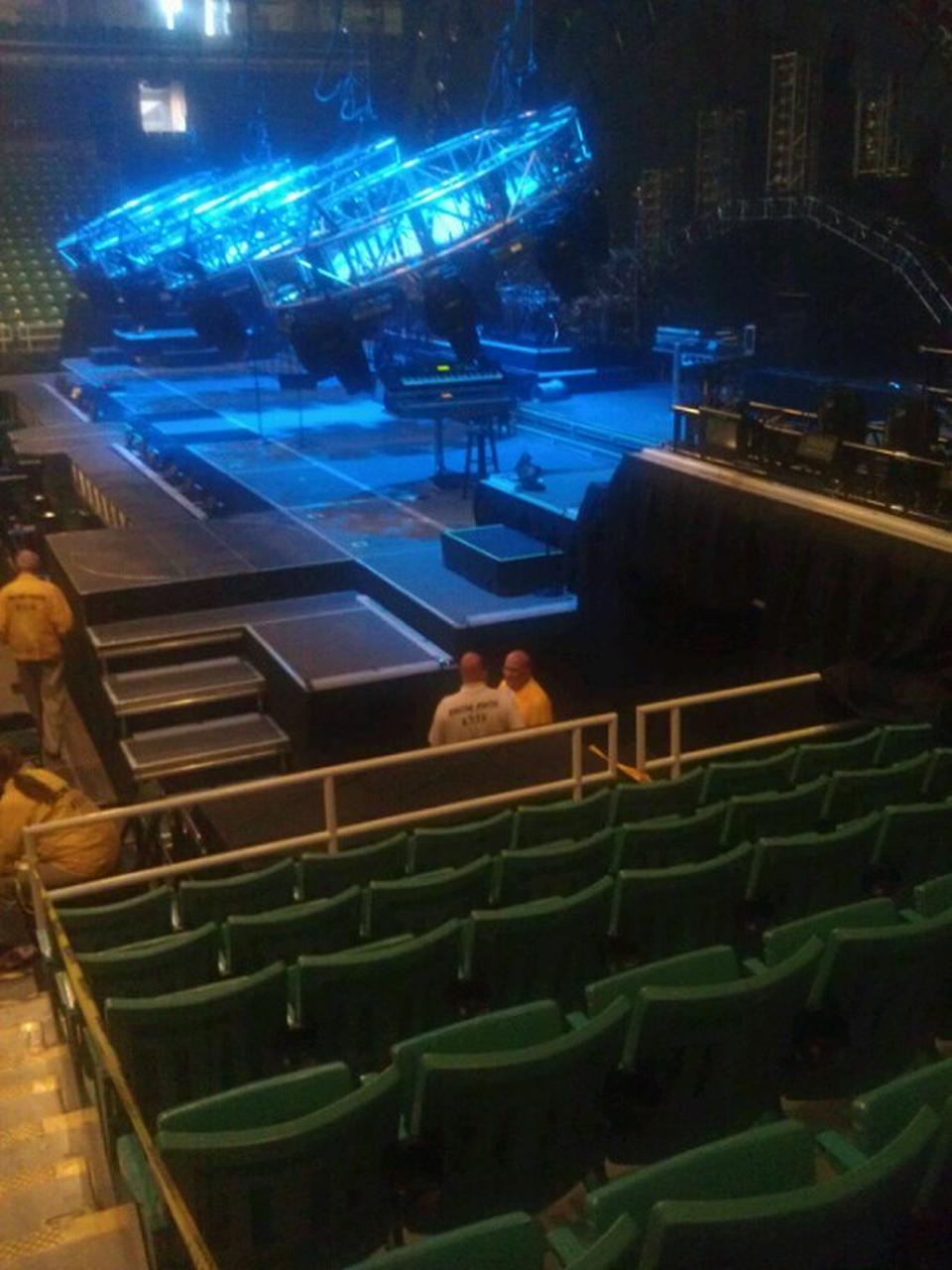 section 127, row gg seat view  for concert - first horizon coliseum