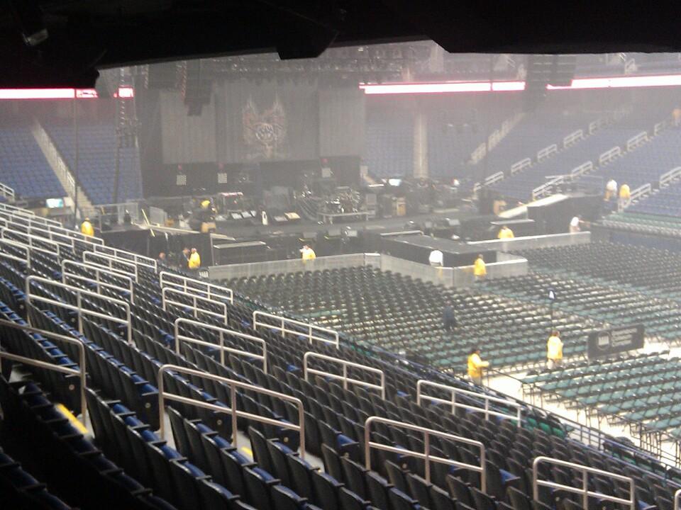 section 113, row ss seat view  for concert - greensboro coliseum
